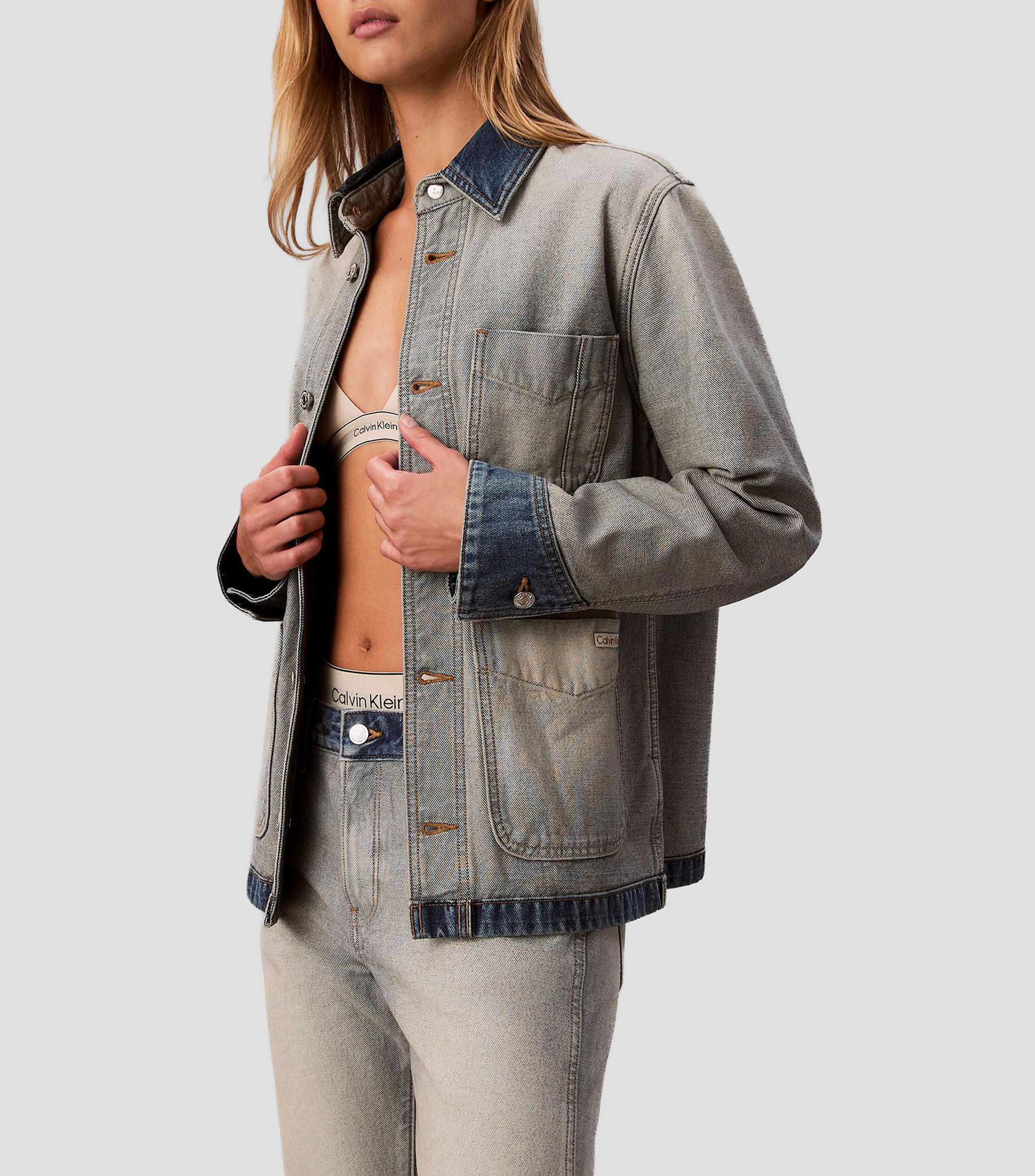 Chamarra de mezclilla Mujer